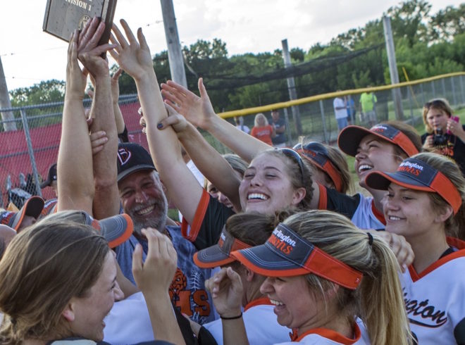 Two for the show: Burlington baseball, softball double up at state for 1st time