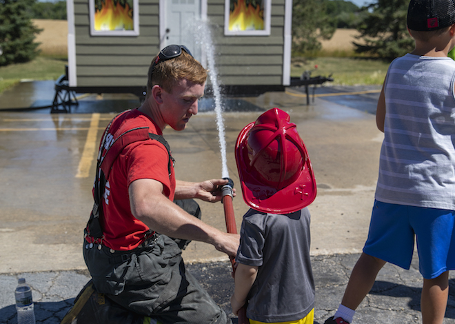Aspiring firefighter
