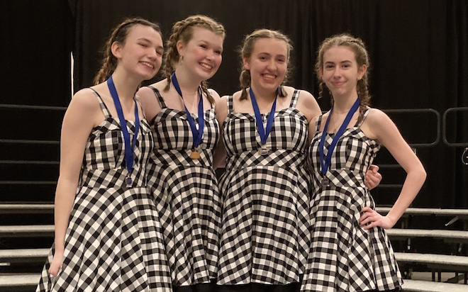 Barbershop Quartet from BHS becomes Grand Champion