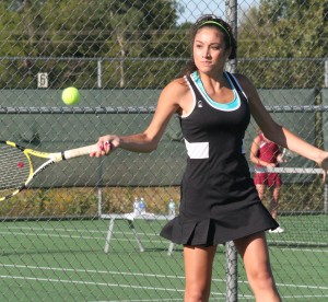 Demons score first SLC tennis win