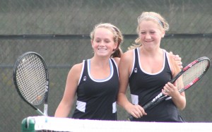 Demon netters take second