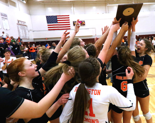 Two for the show: Burlington, Catholic Central volleyball attempt to recreate magic of 2011-12