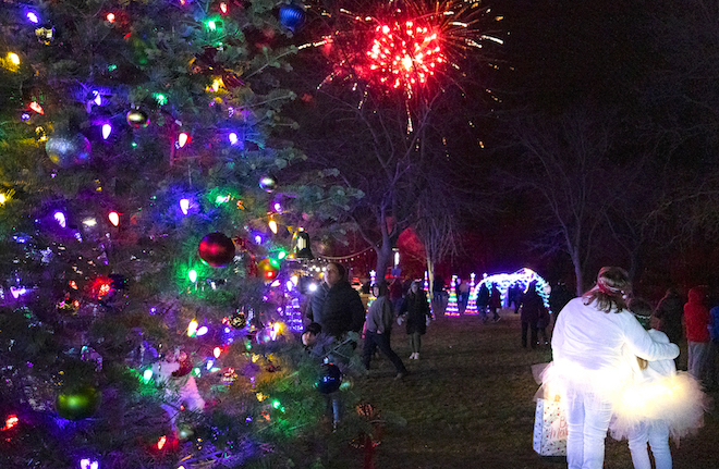 Christmas arrives with a bang