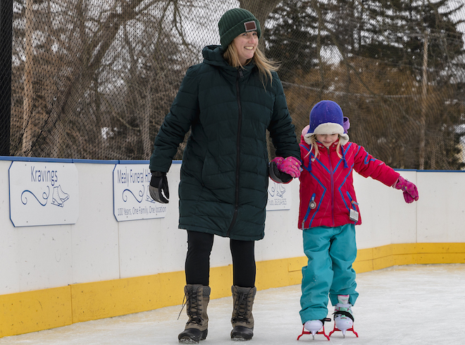 Learning to skate