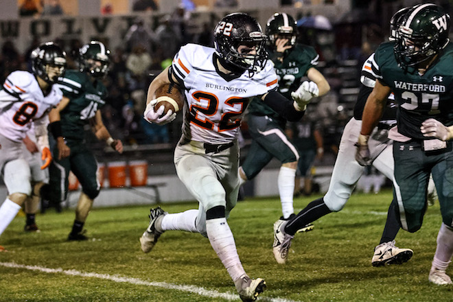 Ground game pounds Waterford past Burlington