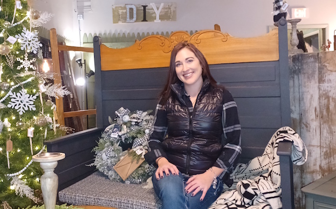 Finding her antique niche