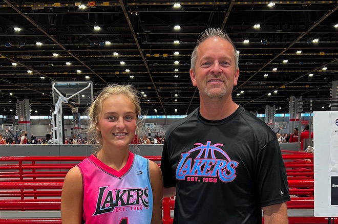 Father-daughter duo making most of final games together